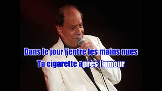 Karaoké Charles Dumont - Ta cigarette après l'amour 2021