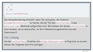 Wie man eine Google Datalayer.push Callback-Funktion in Jest mocked