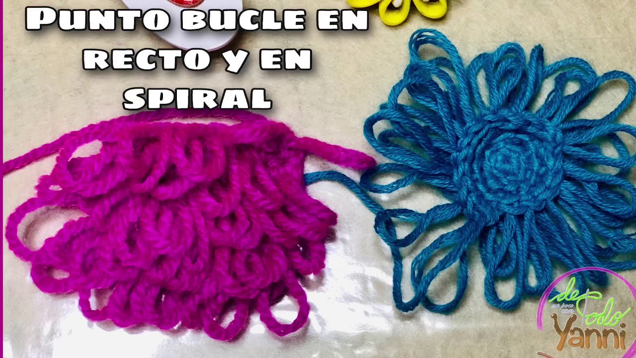 Como realizar punto bucle a #crochet para grandes #proyectos o lindos #amigurumis