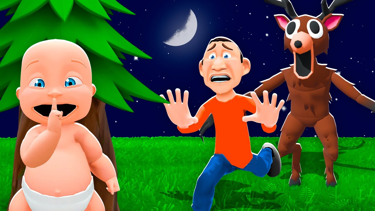 BABY and DADDY Play EXTREME Hide and Seek! (99 Nights)