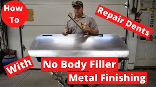 How To Auto Body Metal Finishing. Repair dents without Filler (Bondo) screenshot 3