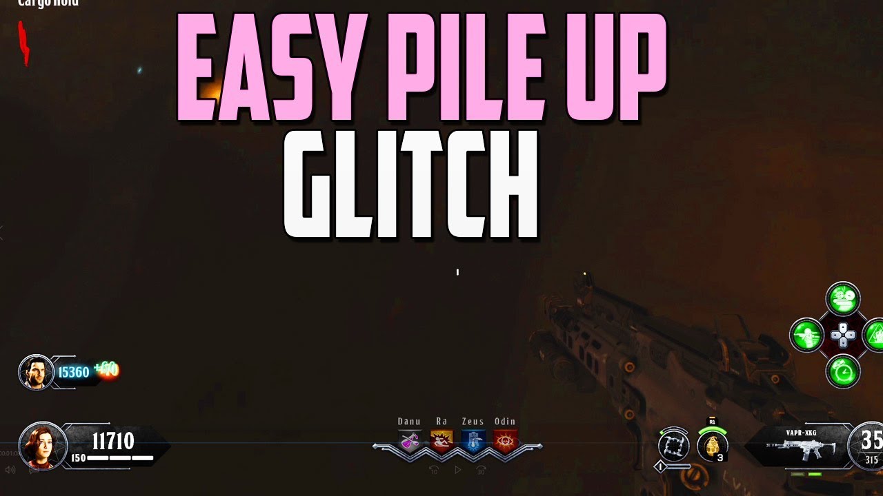 Black Ops 4 Zombie Glitches *NEW* Voyage of Despair God Mode Pile Up