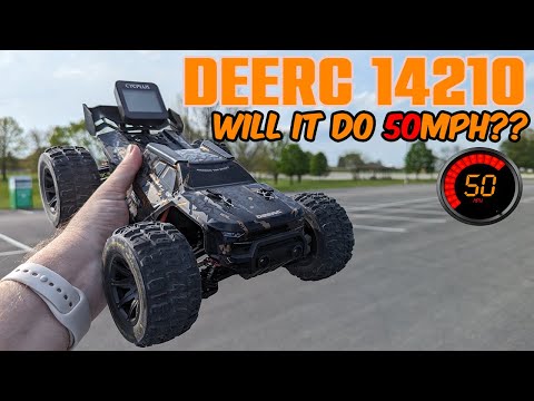 DEERC 14210 Brushless RC Truck Top Speed Runs | Will it do