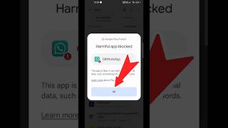 harmful app blocked | harmful app blocked gb whatsapp | #gbwhatsapp #rkstechsolution #fmwhatsapp screenshot 2