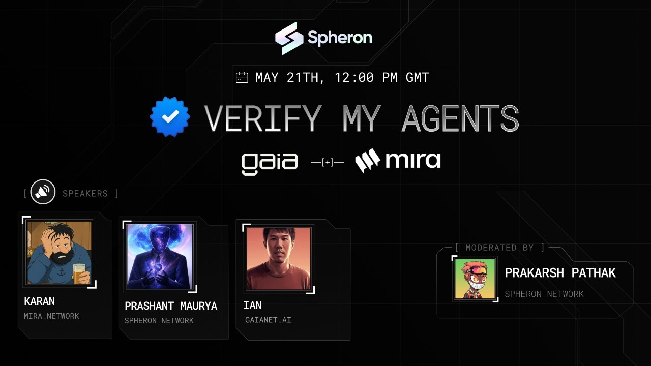 Verify your Agents ft. @Gaianet_AI x @Mira_Network