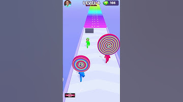 Layer Man game Level 4🎯#shorts #games #trainrunning #funny #racinggame 🤣@Queenlobonika