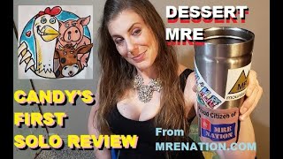 Candys Dessert Ration review ~ 2019 chocolate muffin top MRE ~ Candys first solo review!