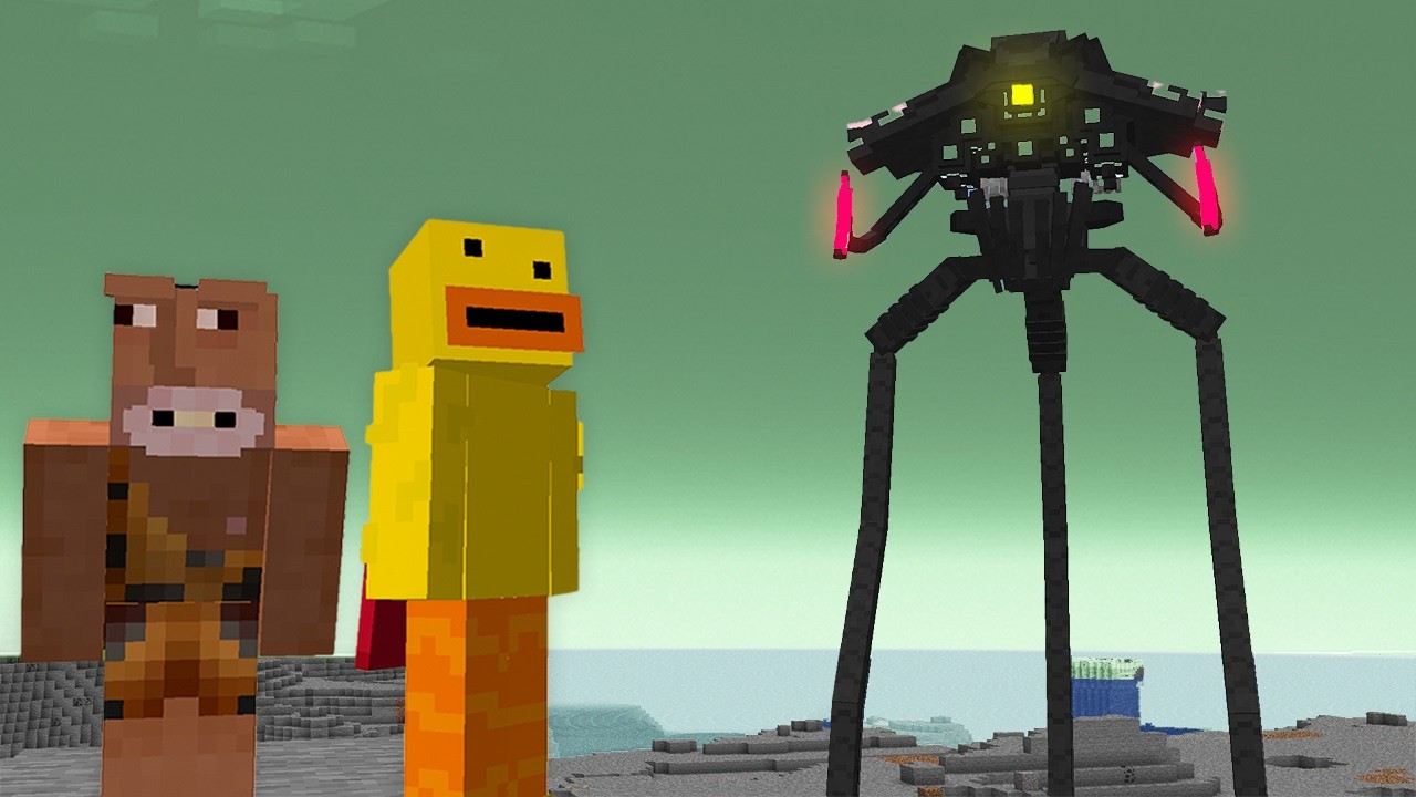 Algomi Minecraft UZAYLI İSTİLASI'nda Hayatta Kalmaya Çalışıyor