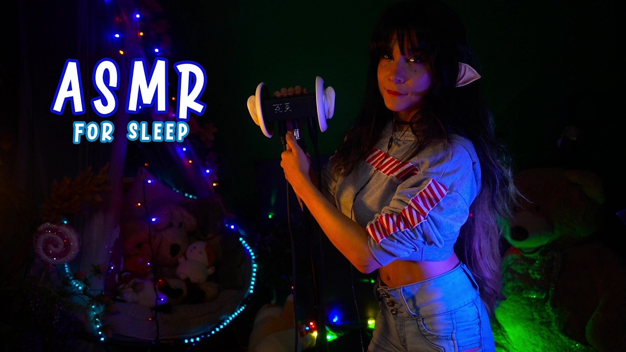 ASMR | Soft Ear Blowing + Kind Words To Fall Asleep To | Night Ambiance