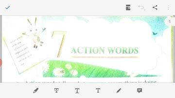 Class-2 English Grammar, chapter -7 Action Words