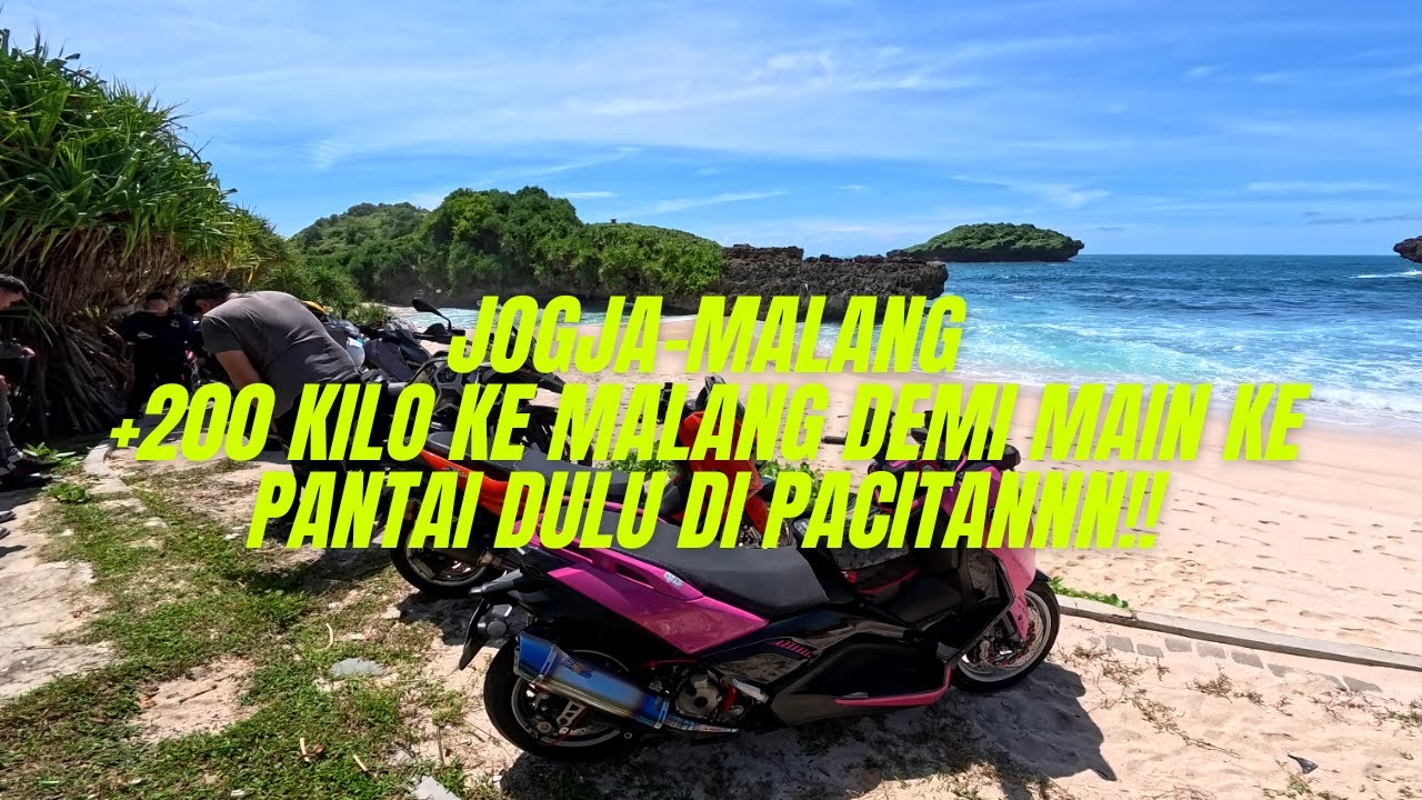 Jogja ke Malang Lewat Pacitan +200 KM! Jalur Cantik Tapi Melelahkan  😱 #motovlog