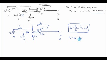 Difference Op Amp Linear Operation Analysis (Circuits 1)
