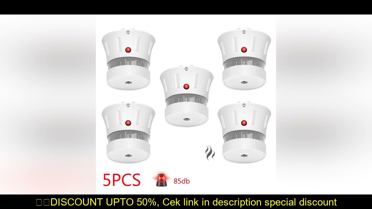 CPVAN Independent Smoke Detector Home Security Protection Fire Smoke Alarm Sensor Independence Firef