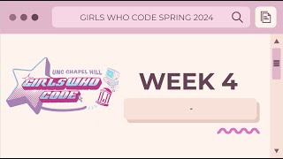 GWC Advanced: Week4 Homework Tutorial