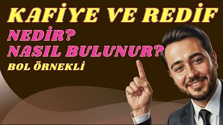 Kafiye Ve Redif Nedir? Nasıl Bulunur? Bol Örnekli̇