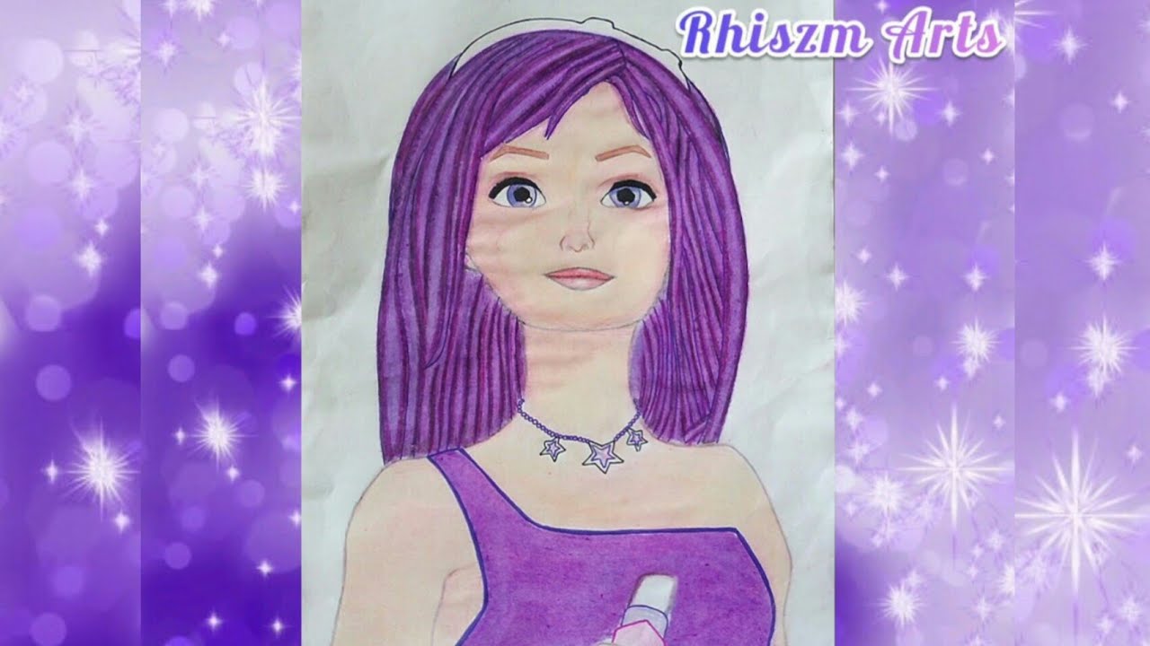 How To Draw Keira From The Princess And The Popstar Easy Step By Step Drawing of Keira Rhiszm Arts