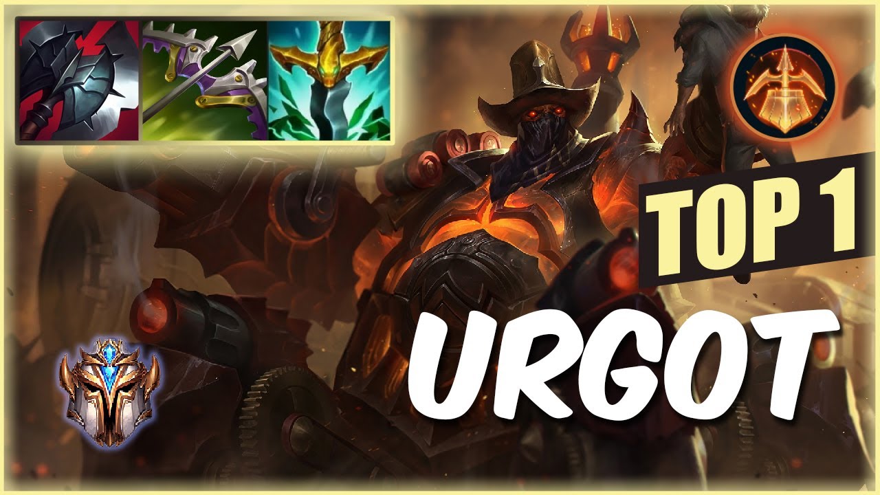 [Wild Rift] Urgot top 1 - Challenger ranked game + build - YouTube