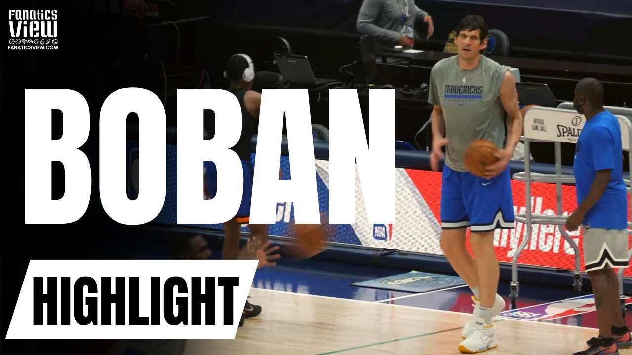 The sneakers worn by Boban Marjanovic of the Dallas Mavericks