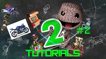 Little Big Planet 2  How to make a Motorbike - Part 2 - Wires