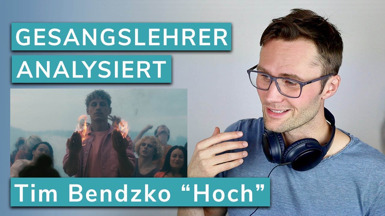 Gesangslehrer Reagiert - Tim Bendzko Hoch -