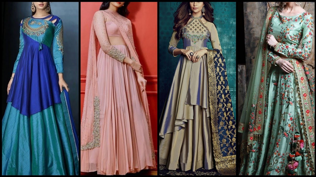 Most Trendy Gorgeous and fabulous new Anarkali Maxi Dress Designs - YouTube