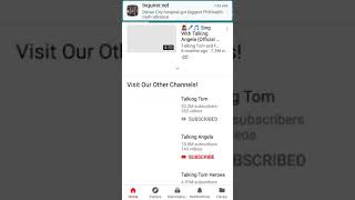 Talking Tom and Friends hits 12 million subscribers!