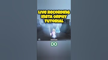 LIVE RECORDING INSTA ORPHY TUTORIAL #identityv #アイデンティティv #第五人格