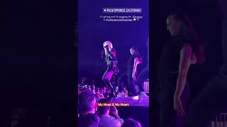 Ava Max preforms “My Head & My Heart” live in Palm Springs, California