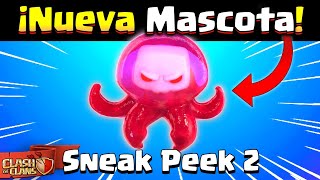 Medusa Furiosa 🪼💢 NUEVA MASCOTA de CLASH OF CLANS Nuevo Animal en la Actualización ( Sneak Peek 2 )