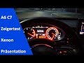 Zeigertest + Präsentationsmodus Xenon horizontal + vertikal Audi A6 C7 4G