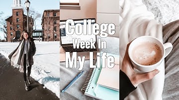 First Week Of Spring Semester | College Week In My Life