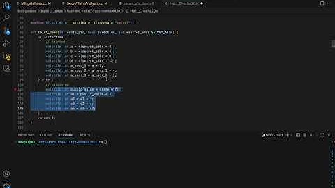 LLVM Taint Tracking Demo