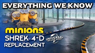 Minions Stand-Gru Attraction Replacing Shrek 4-D at Universal Studios Florida | Everything We Know