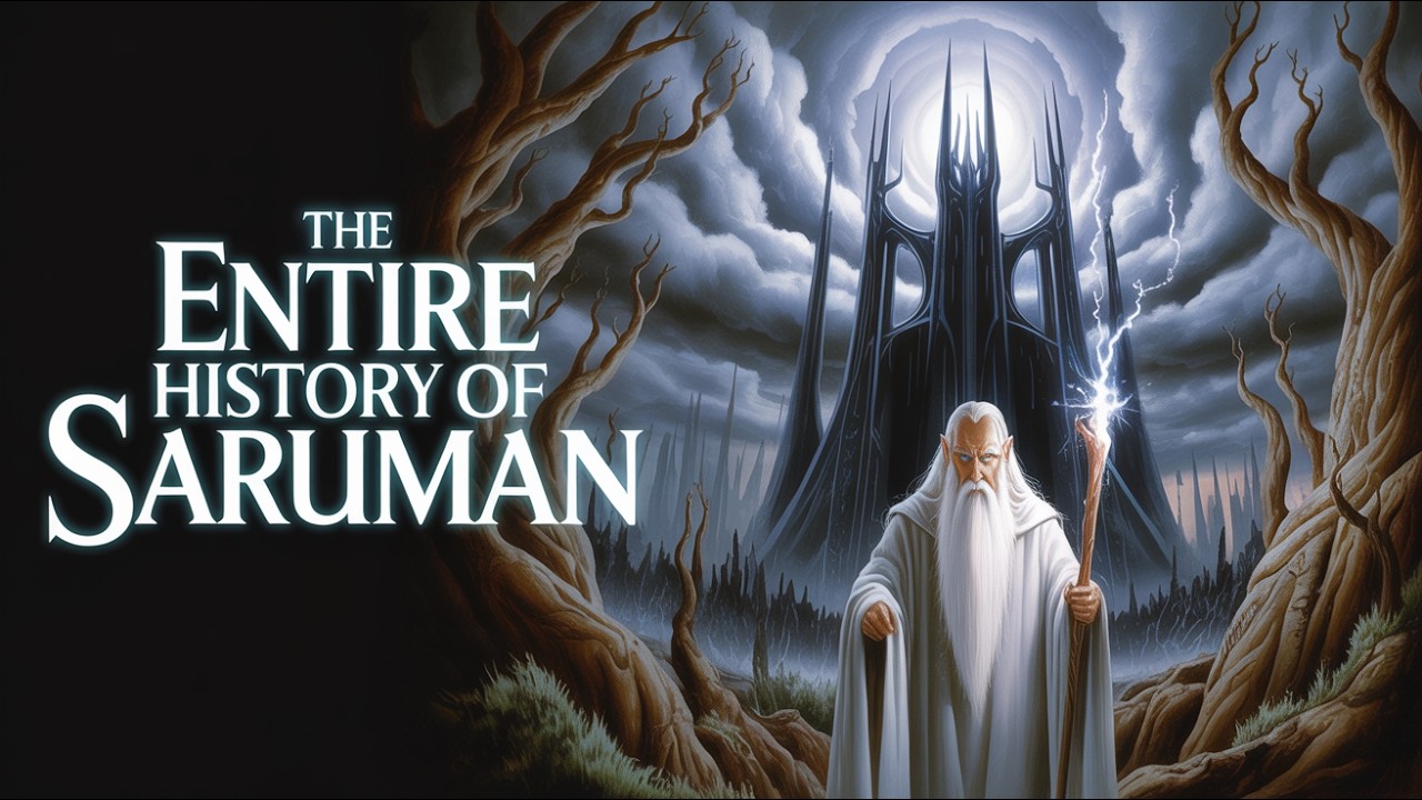 Saruman the White Wizard : Fall Asleep to Middle-earth Lore & Tales | Chilling LOTR  Bedtime Stories