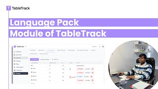 Language Pack Module for Tabletrack Complete Restaurant Management System SaaS