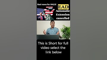 H-4 / J2 EAD  No More Automatic Extensions from Oct 30, 2025 | DHS Rule Affects H4, L2, J2 #india