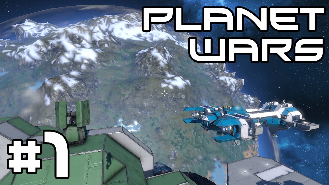 Space Engineers Planet Wars - A Heavy Landing! #1 - YouTube