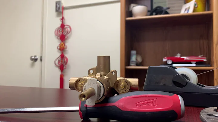 Moen shower valve demonstration