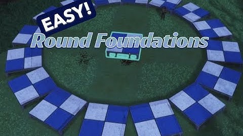 Round Foundations (my way) || Fallout 76 Build Tutorial #Fallout76