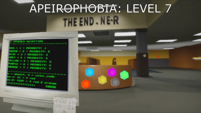 Pre Alpha v. 1.0: The End? (Update), Apeirophobia Roblox Wiki