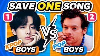 KPOP vs POP: Boys Edition 💙🧡 Music Quiz