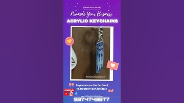 PROMOTIONAL ACRYLIC KEYCHAINS