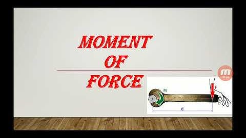 Moment of force in hindi || moment of force engineering mechanics || moment of force about a point