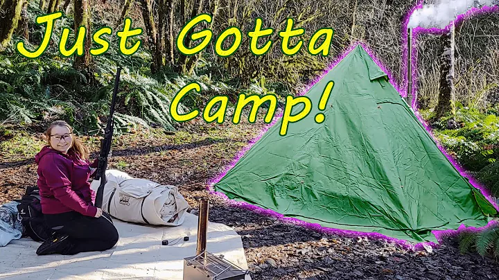 Hot Tent Camping Alone for the First Time