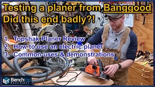 Hand-held planer worth it? / TopShak Power Planer Review / BIG SURPRISE!