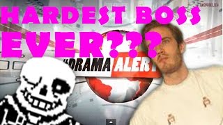 Hardest Undertale Boss Ever?? - Pewdiepie Greenscreen Compeion 2