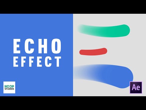 How to use Echo Effect | After Effects Tutorial