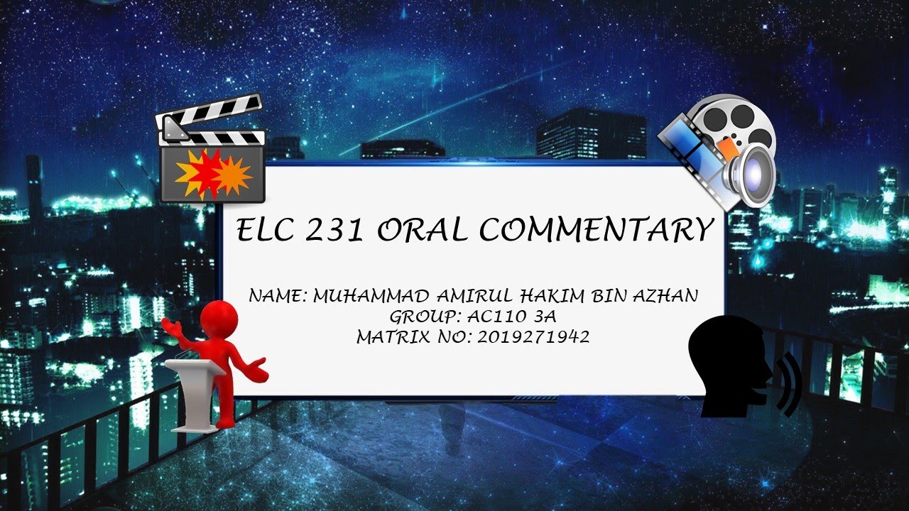 Elc 231 Oral Commentary Youtube