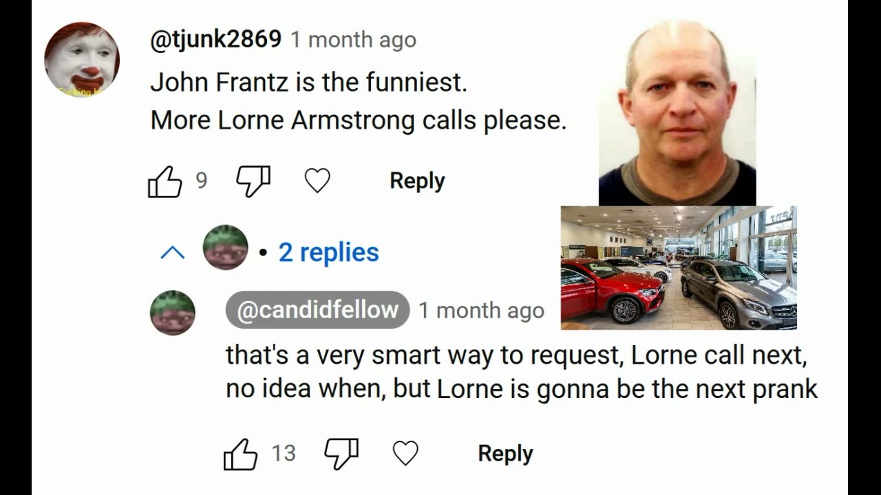 Final Prank Call: Lorne Armstrong Calls A Car Dealership