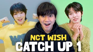 [REACTION] NCT WISH CONTENT CATCH UP 1 // Performance Video + Dance Practice + hello82